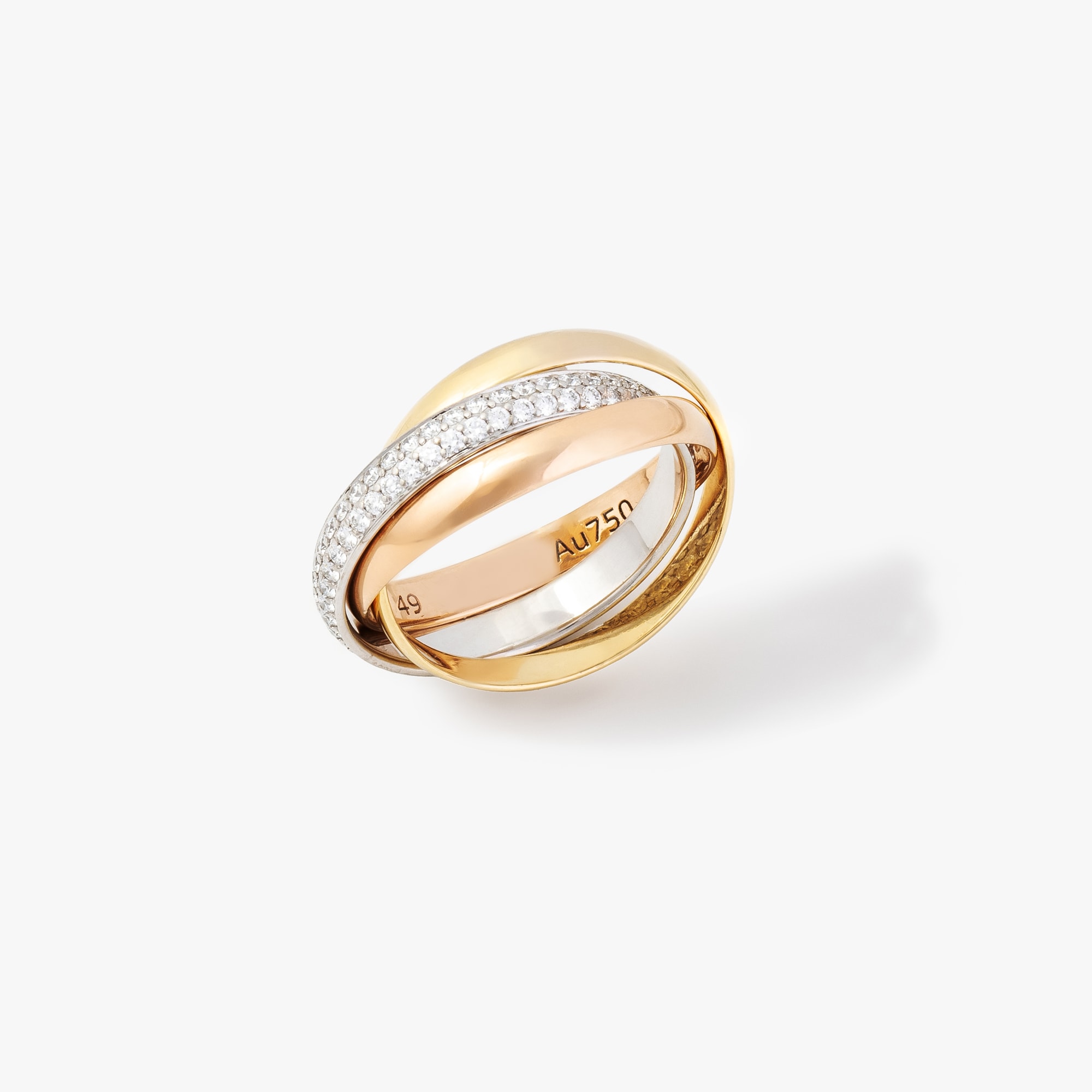 ANEL TRINITY, MODELO PEQUENO CARTIER