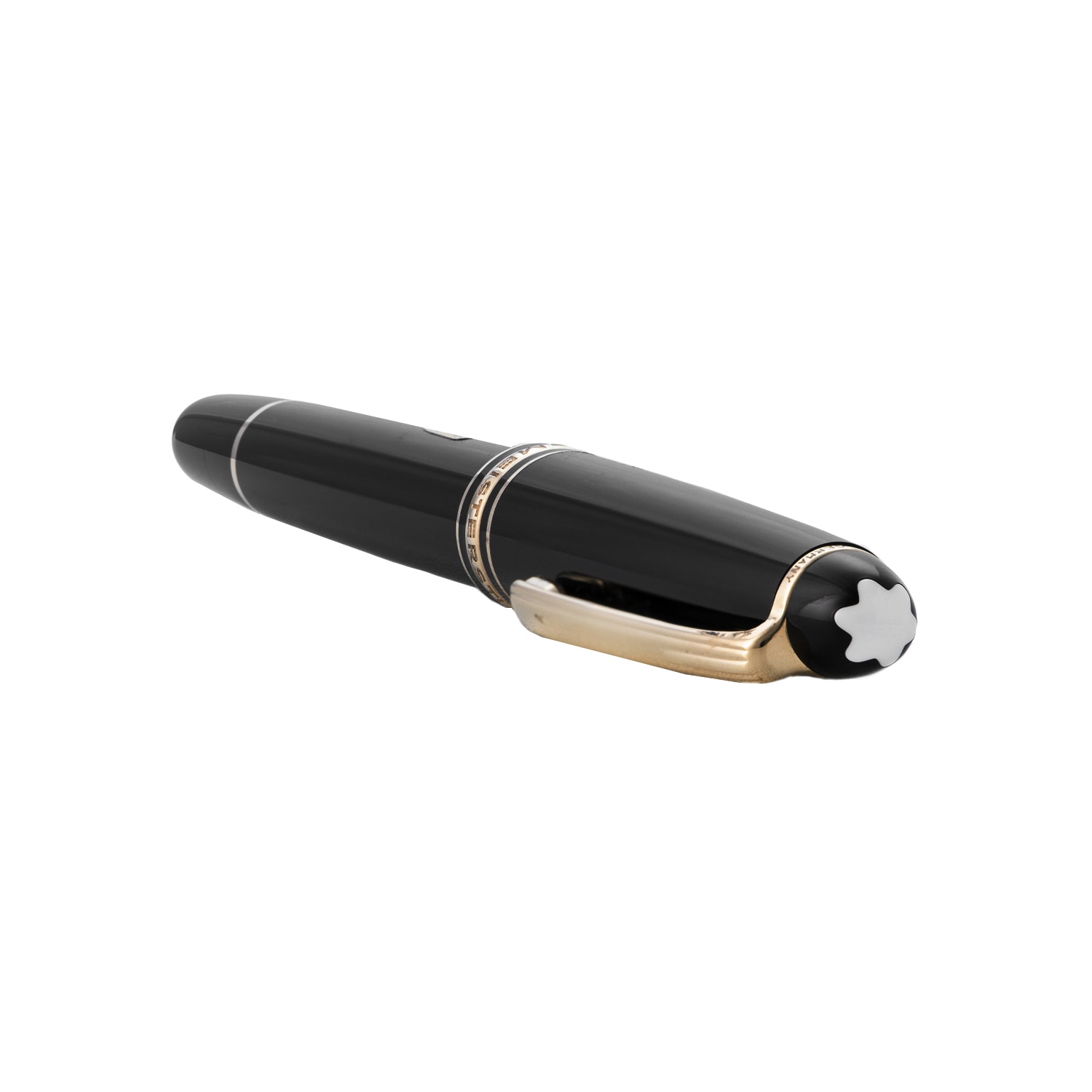 Caneta Montblanc meisterstuck classic tinteiro