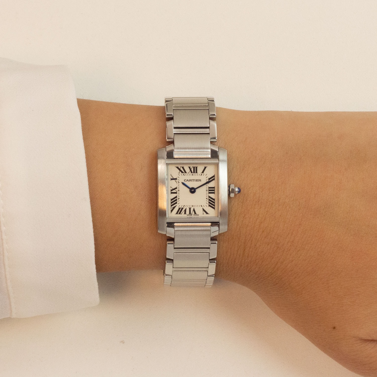 Cartier Tank Quartz 腕時計レディース Relógio CARTIER Tank Française Quartz