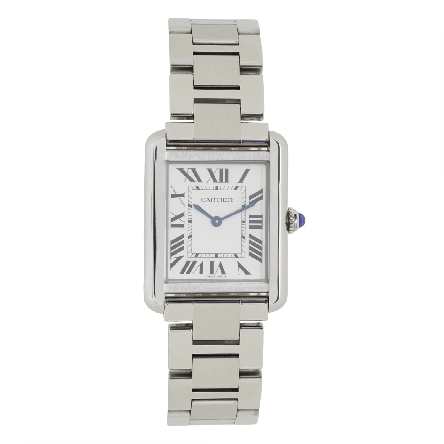 Relógio Cartier Tank Solo aço feminino quartz