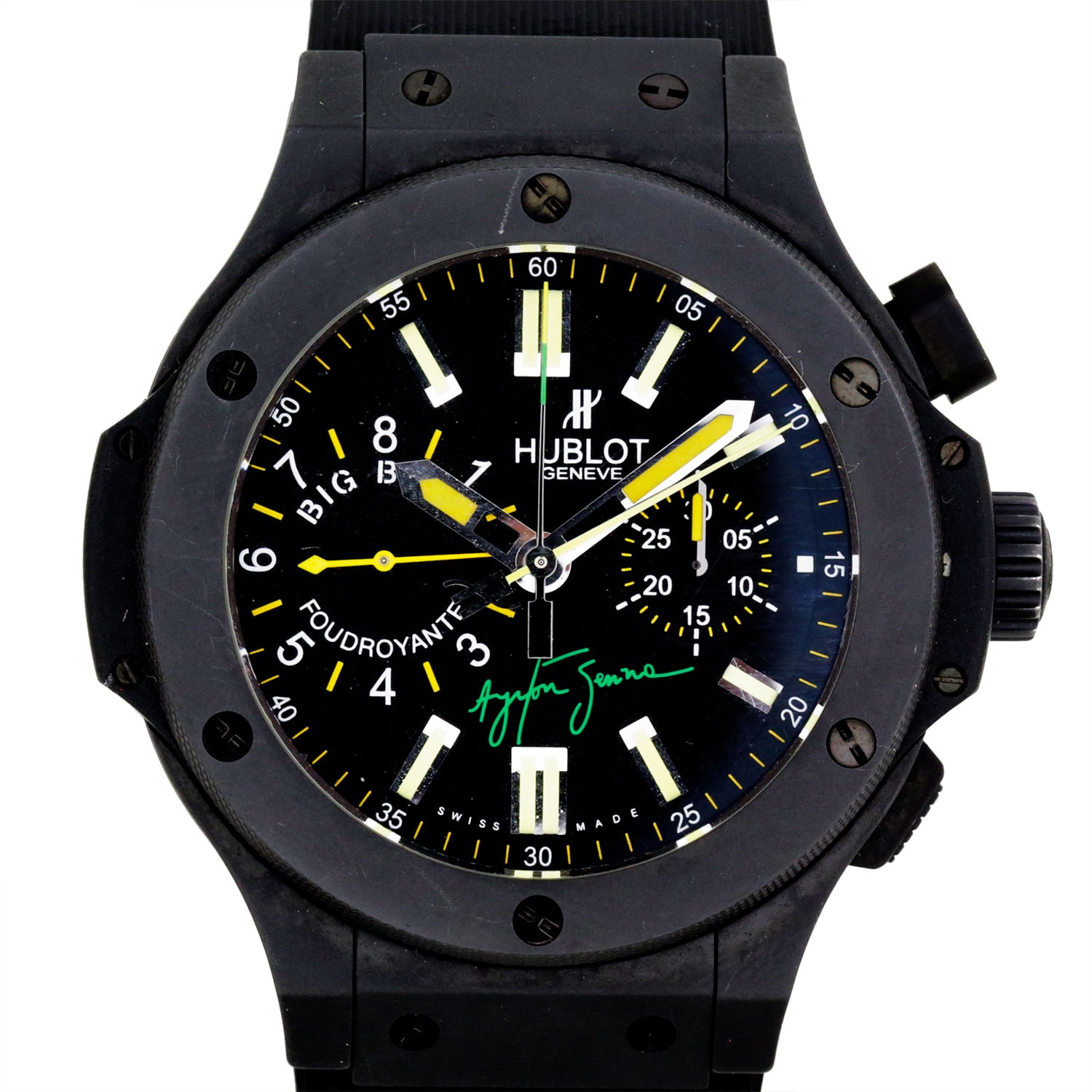 Relógio HUBLOT Big Bang Ayrton Senna Foudroyante Cerâmica Edição