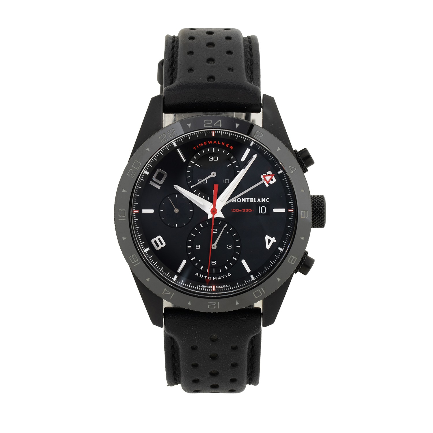 Relógio Montblanc Timewalker Cronógrafo 44 mm preto