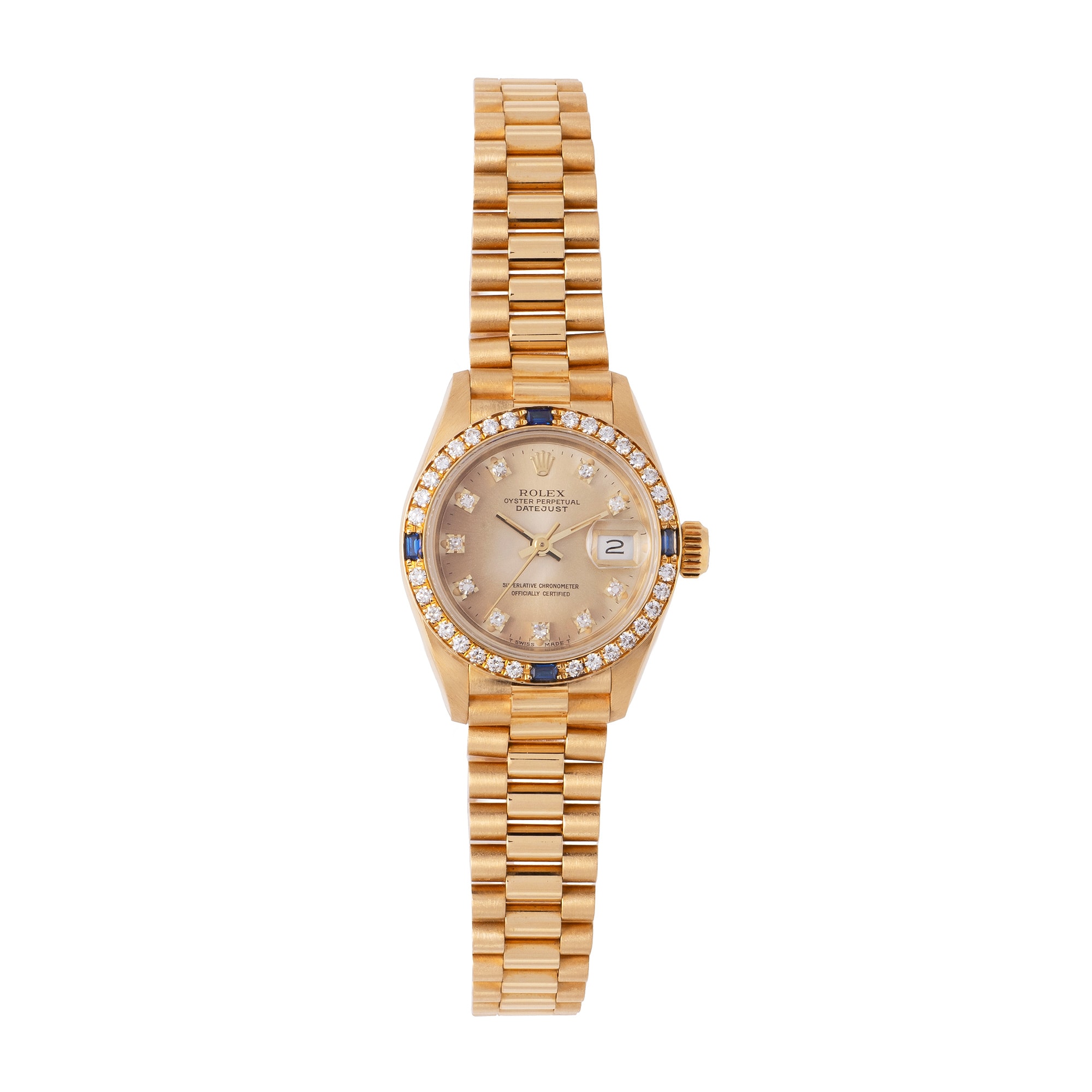 Relógio Rolex Lady-Datejust Diamond Dial Bezel