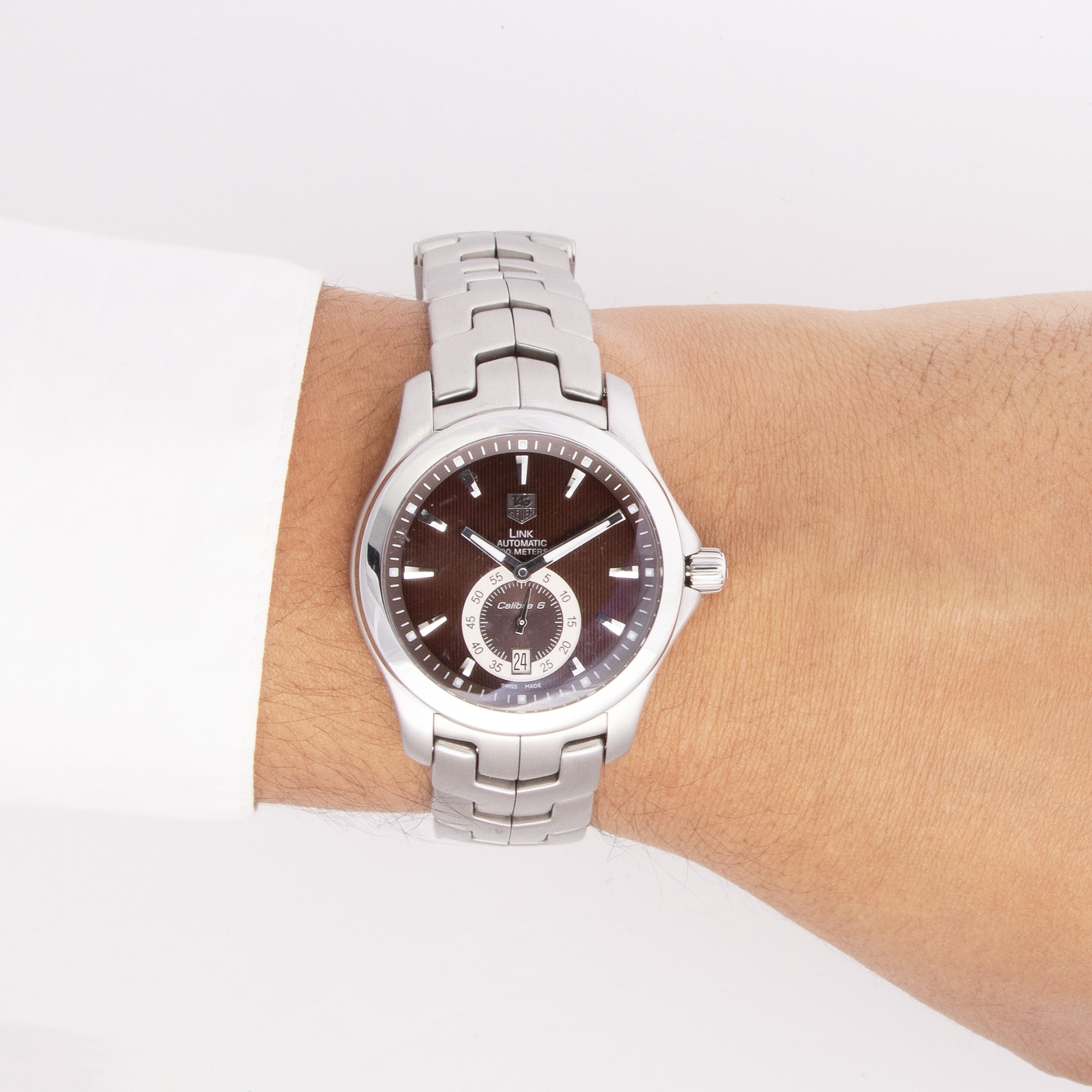 TAG Heuer Link Calibre 6 自動巻き Relógio TAG Heuer Link Calibre 6