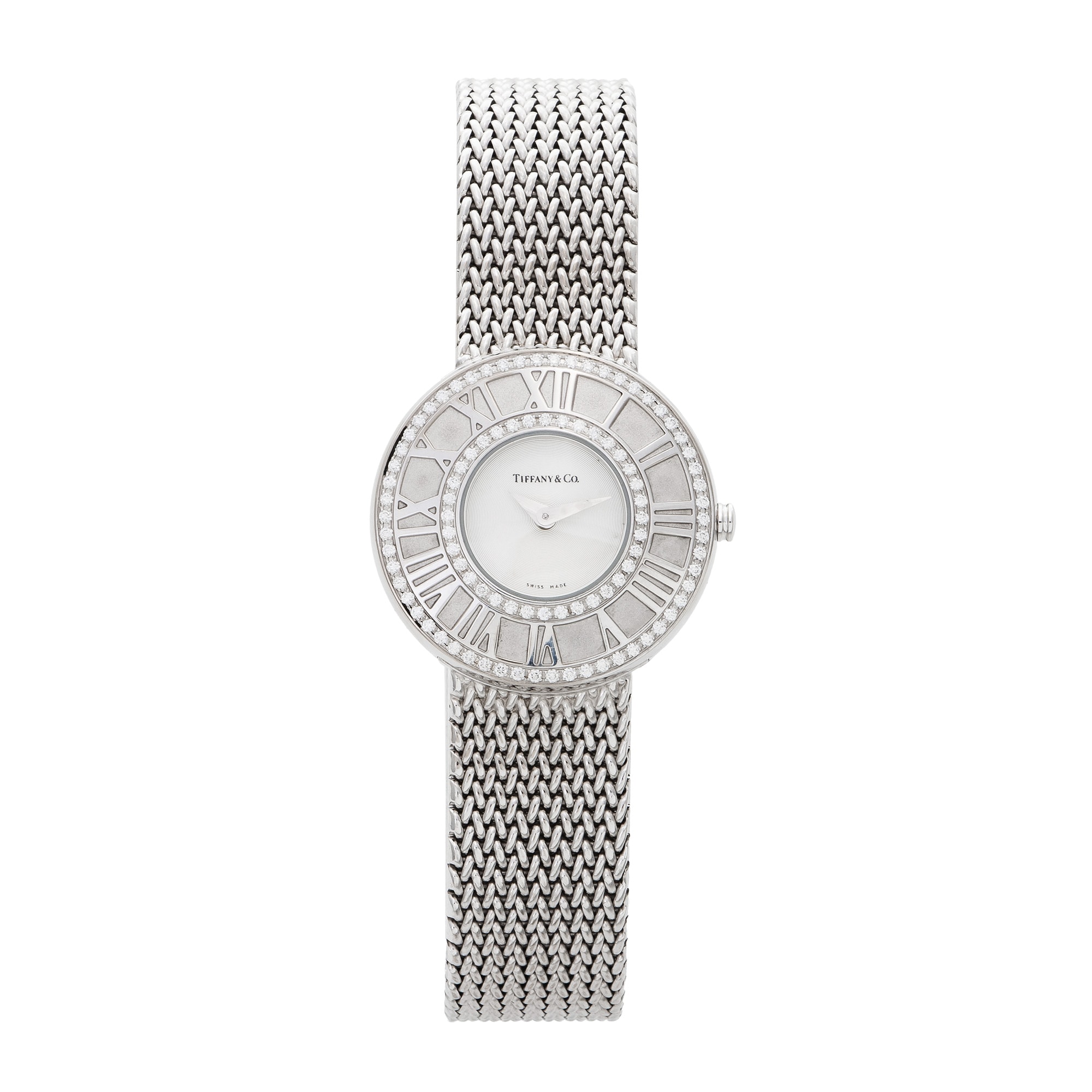 ❤️ピーチ&アプリコット❤️Tiffany & Co. Trueste Relógio Tiffany & Co Atlas