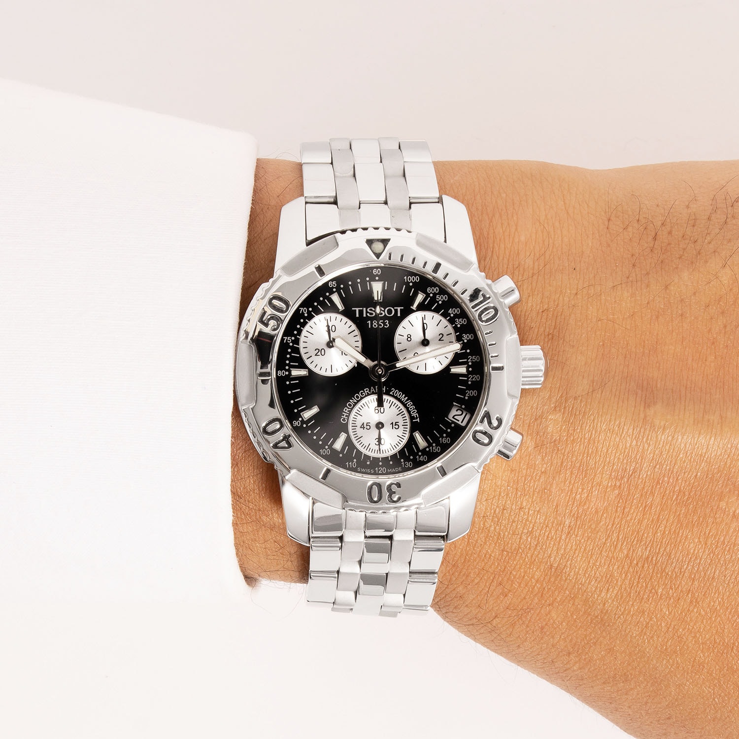 TISSOT クォーツ腕時計 200m防水 PRS200 Relógio Tissot PRS 200