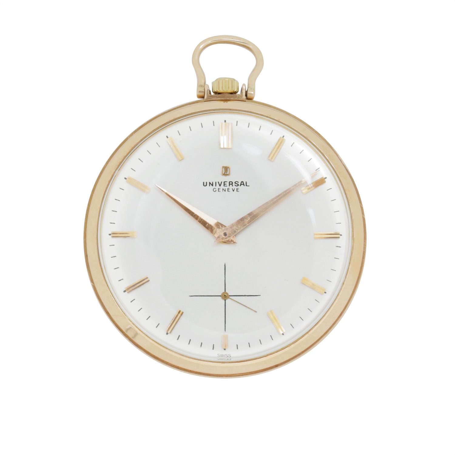 Relógio UNIVERSAL Bolso Geneve Gold 18k Corda Vintage